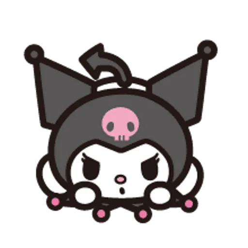 Sticker from the "Kuromi Emoji" sticker pack