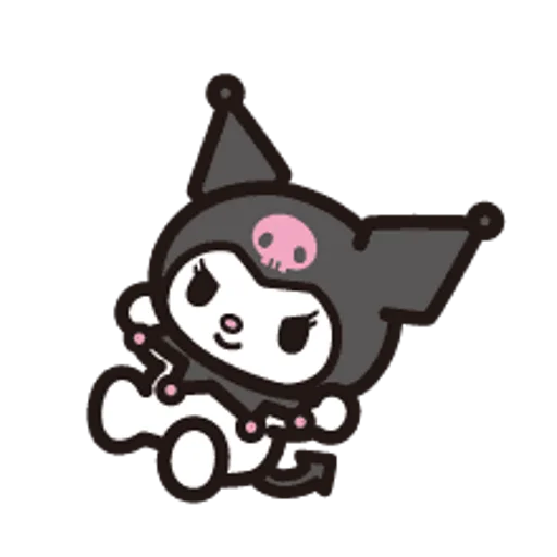 Sticker from the "Kuromi Emoji" sticker pack