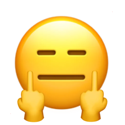 Sticker from the "Merged Emojis" sticker pack