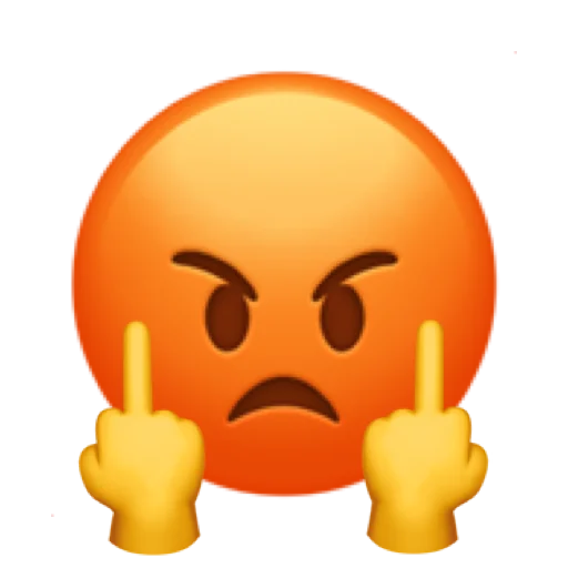 Sticker from the "Merged Emojis" sticker pack