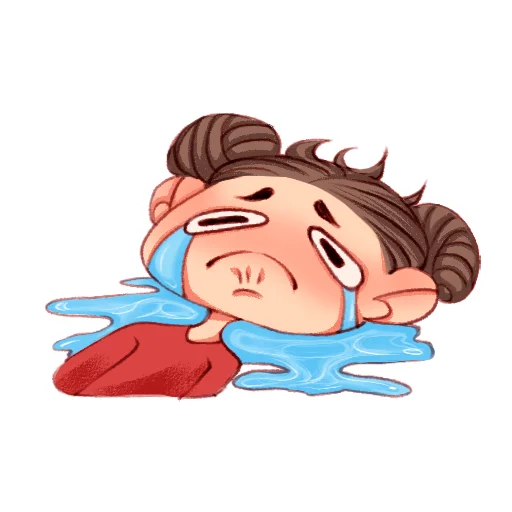 Sticker from the "Emotional Ariya" sticker pack