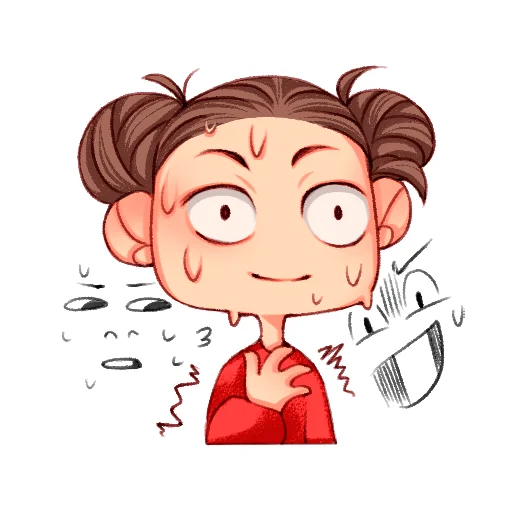 Sticker from the "Emotional Ariya" sticker pack