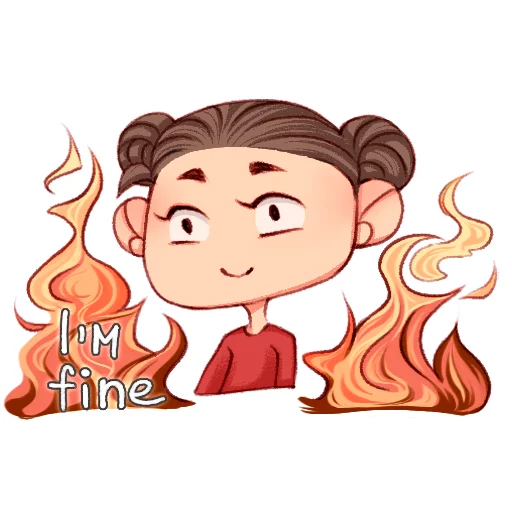 Sticker from the "Emotional Ariya" sticker pack