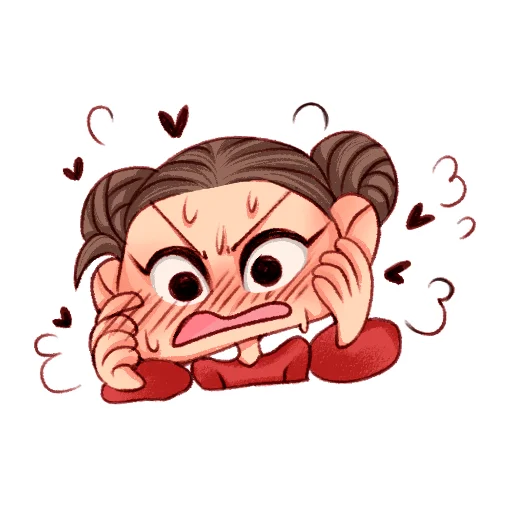 Sticker from the "Emotional Ariya" sticker pack