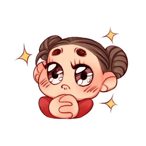 Sticker from the "Emotional Ariya" sticker pack