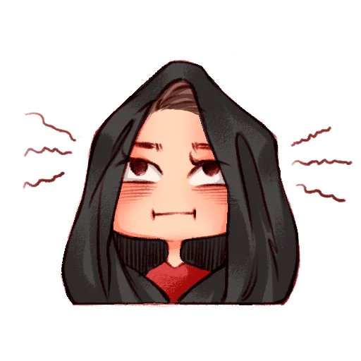 Sticker from the "Emotional Ariya" sticker pack