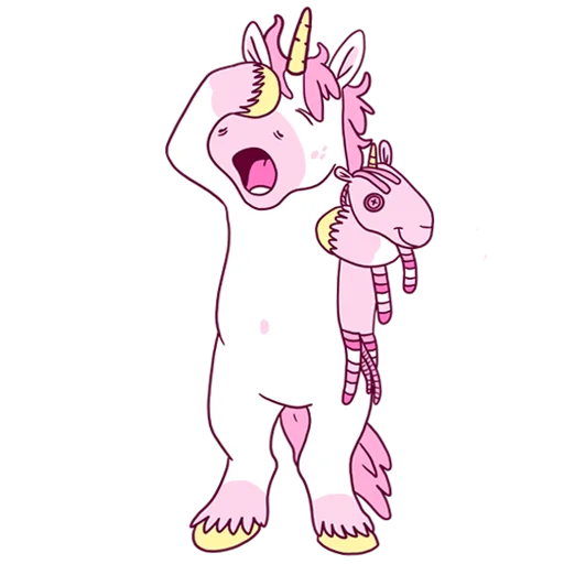 Sticker from the "Unicorn" sticker pack