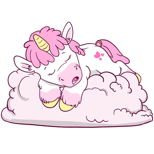 Sticker from the "Unicorn" sticker pack