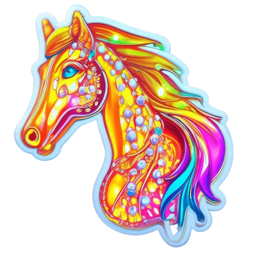 Sticker from the "Horses" sticker pack