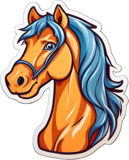 Sticker from the "Horses" sticker pack