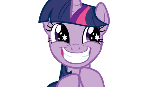 Sticker from the "My little pony friendship is magic" sticker pack