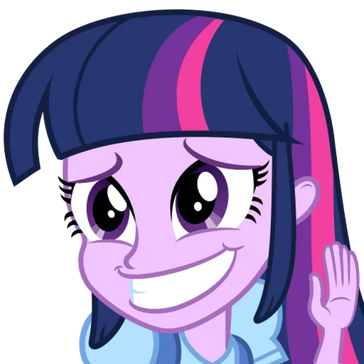 Sticker from the "My little pony friendship is magic" sticker pack