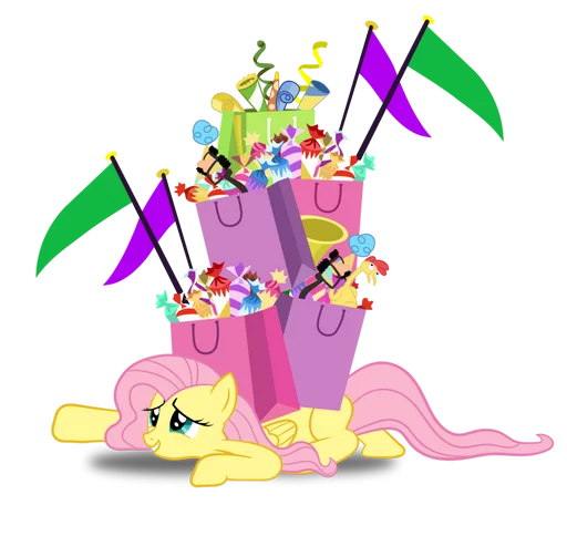 Sticker from the "My little pony friendship is magic" sticker pack