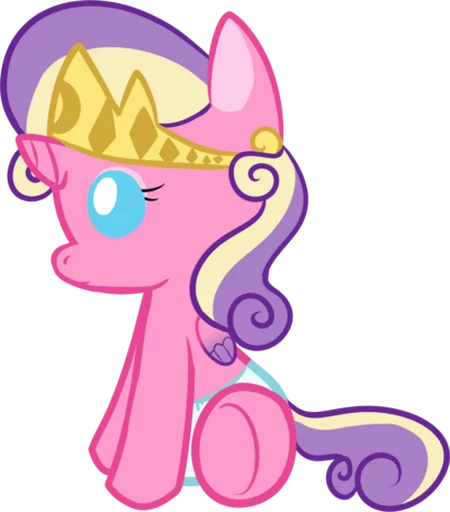 Sticker from the "My little pony friendship is magic" sticker pack