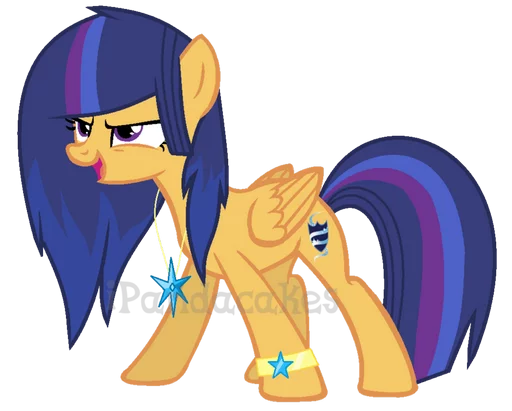 Sticker from the "My little pony friendship is magic" sticker pack