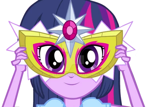 Sticker from the "My little pony friendship is magic" sticker pack