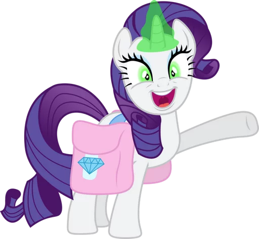 Sticker from the "My little pony friendship is magic" sticker pack