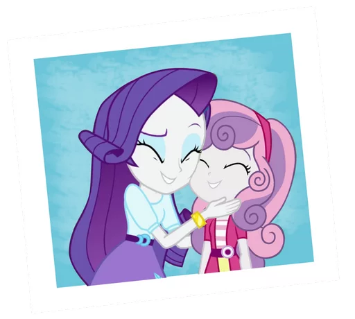 Sticker from the "My little pony friendship is magic" sticker pack