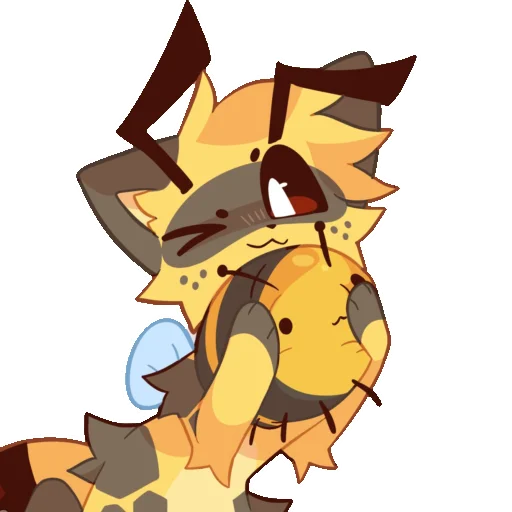 Sticker from the "BeeCat" sticker pack