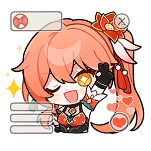 Sticker from the "Honkai: Star Rail" sticker pack