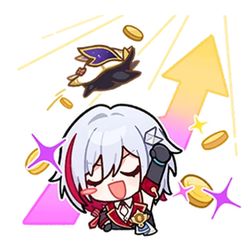 Sticker from the "Honkai: Star Rail" sticker pack