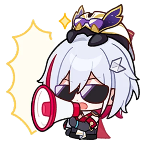 Sticker from the "Honkai: Star Rail" sticker pack