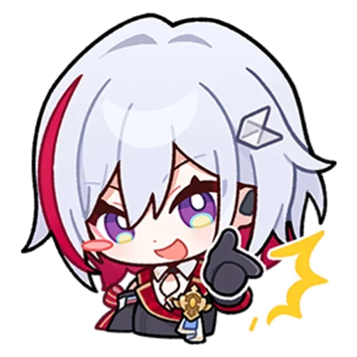 Sticker from the "Honkai: Star Rail" sticker pack