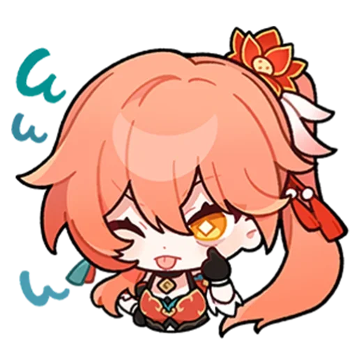 Sticker from the "Honkai: Star Rail" sticker pack