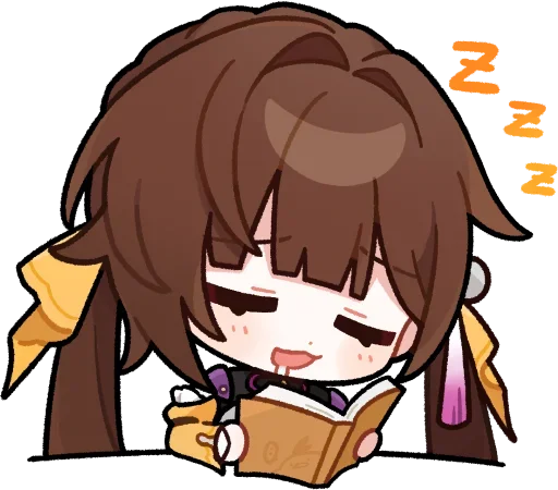 Sticker from the "Honkai: Star Rail" sticker pack