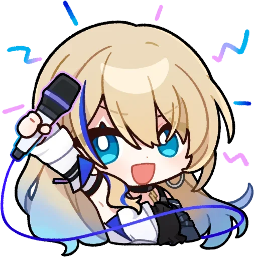 Sticker from the "Honkai: Star Rail" sticker pack