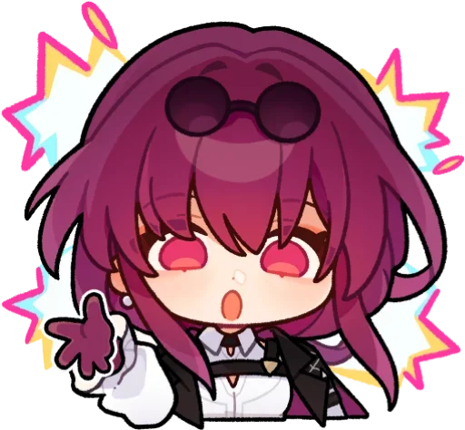 Sticker from the "Honkai: Star Rail" sticker pack