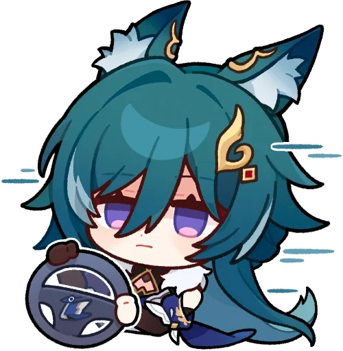 Sticker from the "Honkai: Star Rail" sticker pack