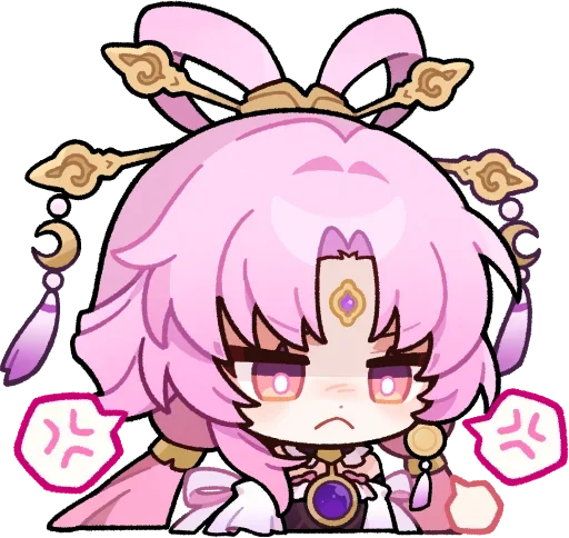 Sticker from the "Honkai: Star Rail" sticker pack