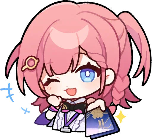 Sticker from the "Honkai: Star Rail" sticker pack