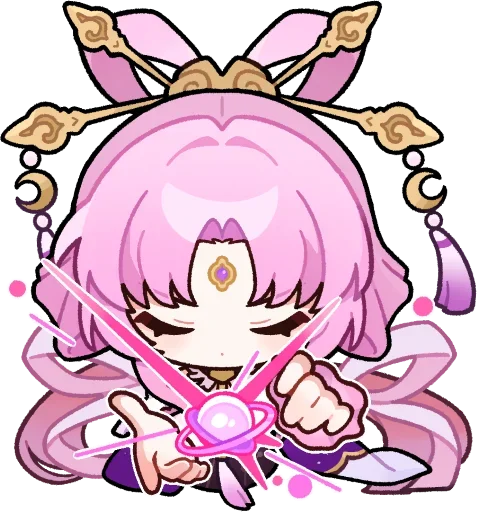 Sticker from the "Honkai: Star Rail" sticker pack