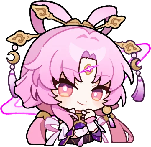 Sticker from the "Honkai: Star Rail" sticker pack