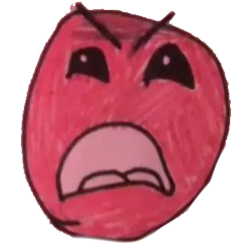 Sticker from the "Geometry Dash Complexity Face Meme" sticker pack