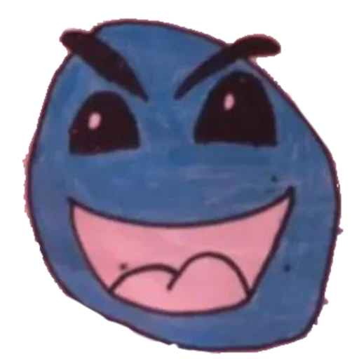 Sticker from the "Geometry Dash Complexity Face Meme" sticker pack