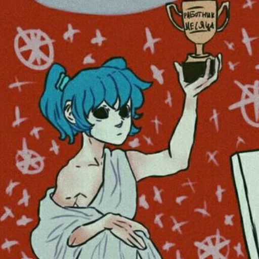 Стикер из набора "sallyface"