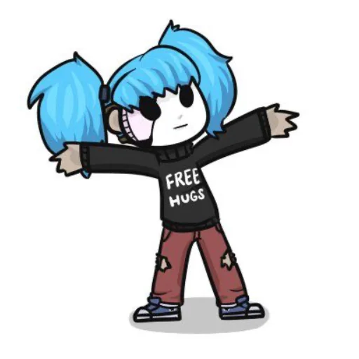 Sticker from the "sallyface" sticker pack