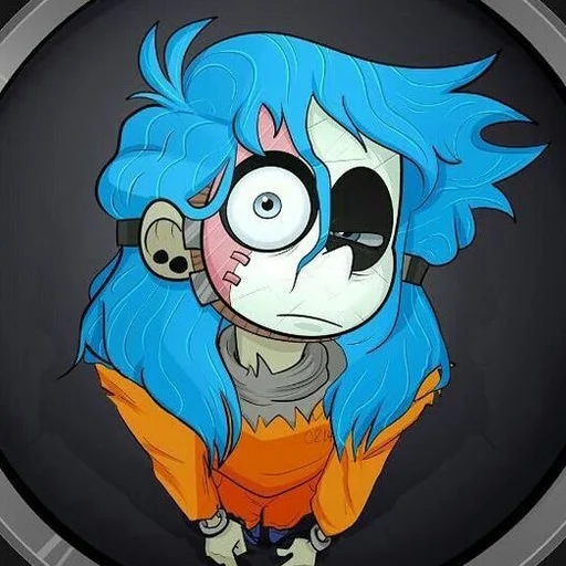 Стикер из набора "sallyface"