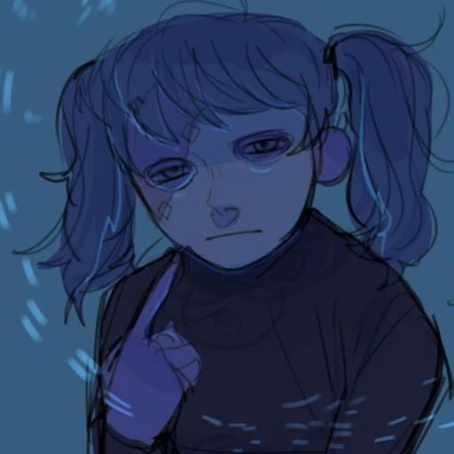 Стикер из набора "sallyface"