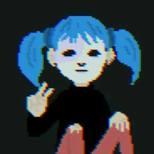 Стикер из набора "sallyface"