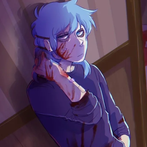 Стикер из набора "sallyface"