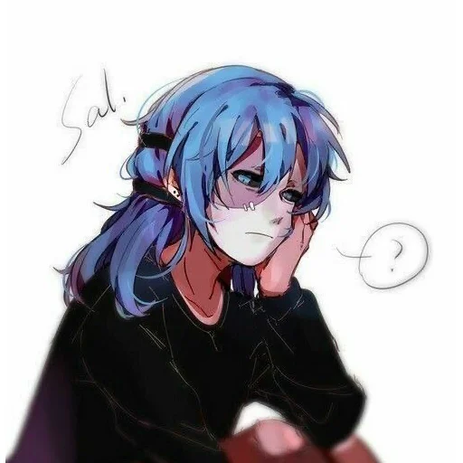 Стикер из набора "sallyface"