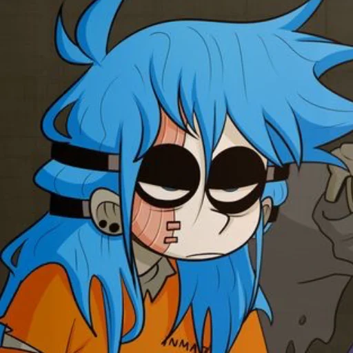 Стикер из набора "sallyface"