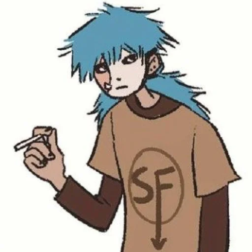 Стикер из набора "sallyface"