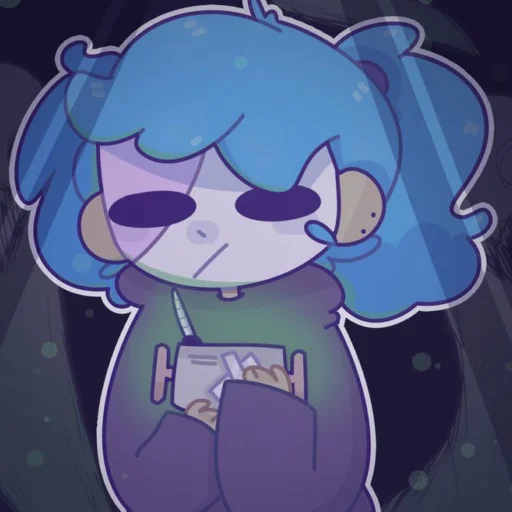 Стикер из набора "sallyface"