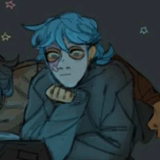 Стикер из набора "sallyface"