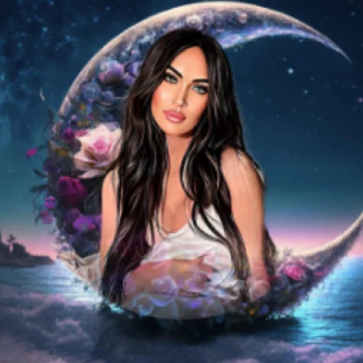 Sticker Megan Fox Фэнтези.